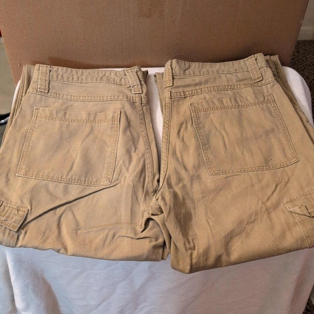 Wrangler twill cargo pants 32x32